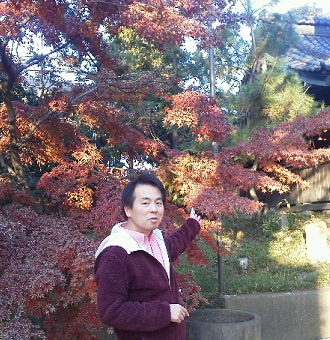紅葉をみながらのセミナー